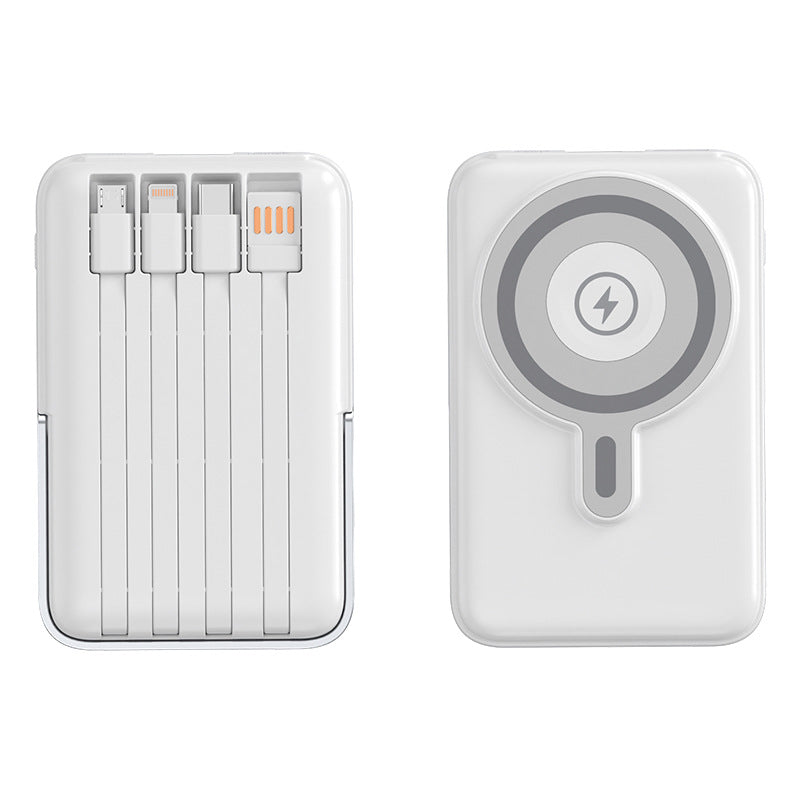Tragbare Magnet Powerbank mit Schnellladefunktion und LED-Anzeige Brehn