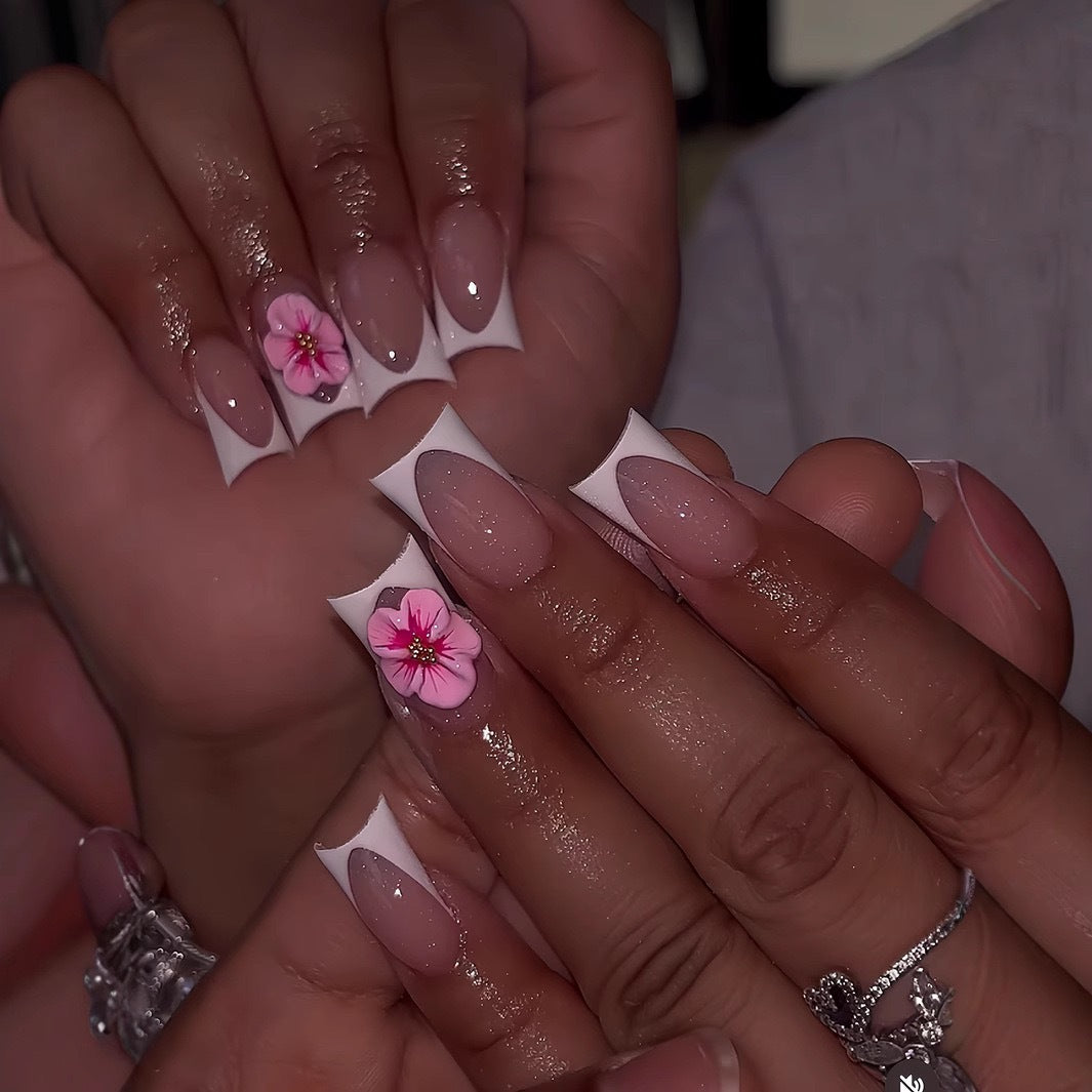 Blumen Acryl Nagelkunst Set Brehn