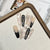 Elegantes von Schmetterlingen inspiriertes Press-On-Nagelkunstset Brehn