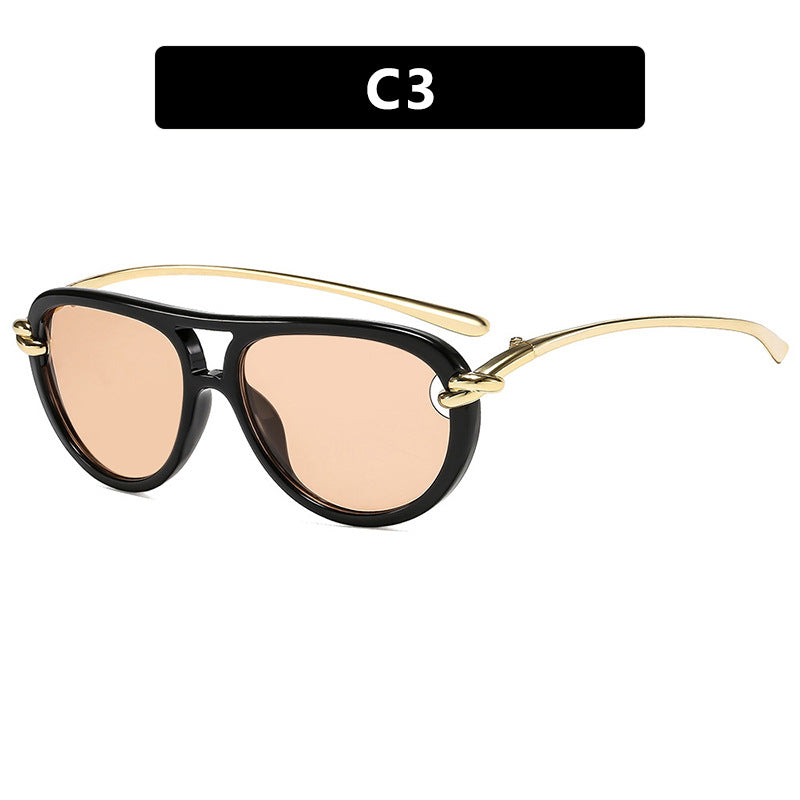 Damen Retro-Sonnenbrille mit elegantem Rahmen und polarisierten Gläsern Brehn