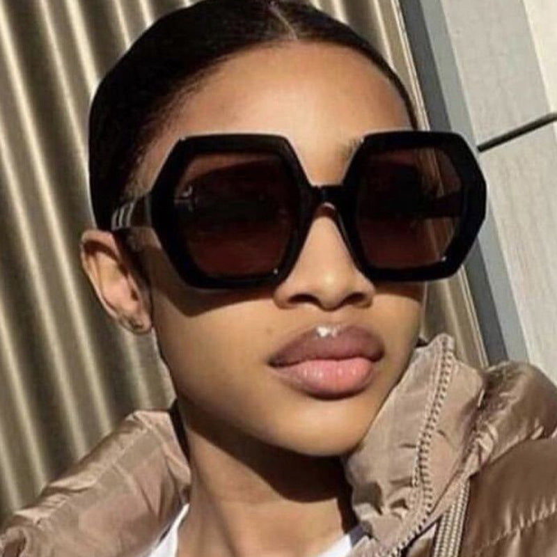 Damen innovative hexagonale Sonnenbrille Brehn
