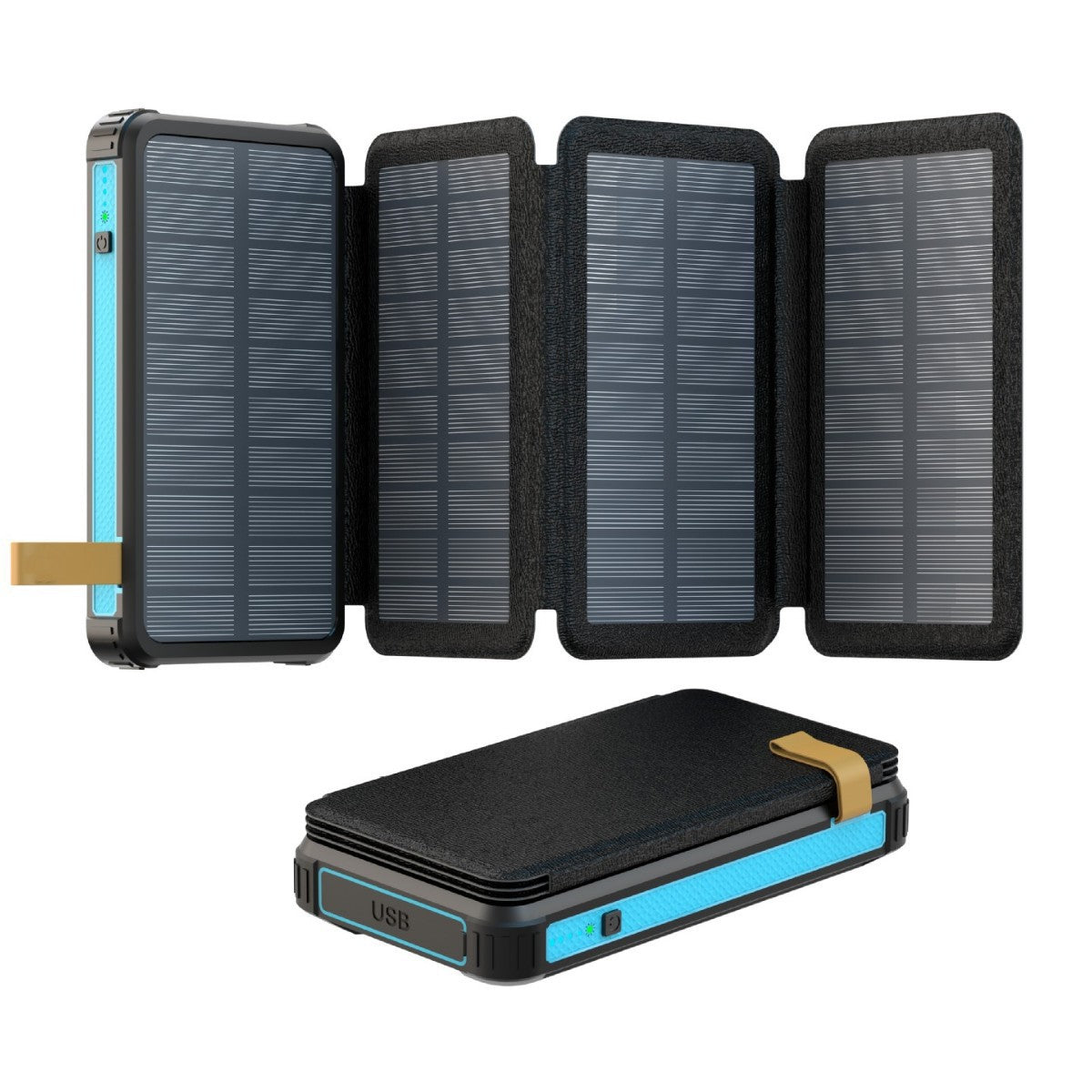 Solarbetriebene Powerbank Mit Schnellladefunktion Von Brehn
