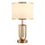 Moderne Kristall-Akzent Tischlampe
