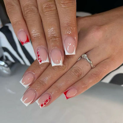 Französische Spitze Acryl Nagelkunst