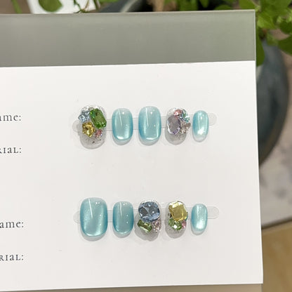 Elegantes dekoratives Nagelkunstset