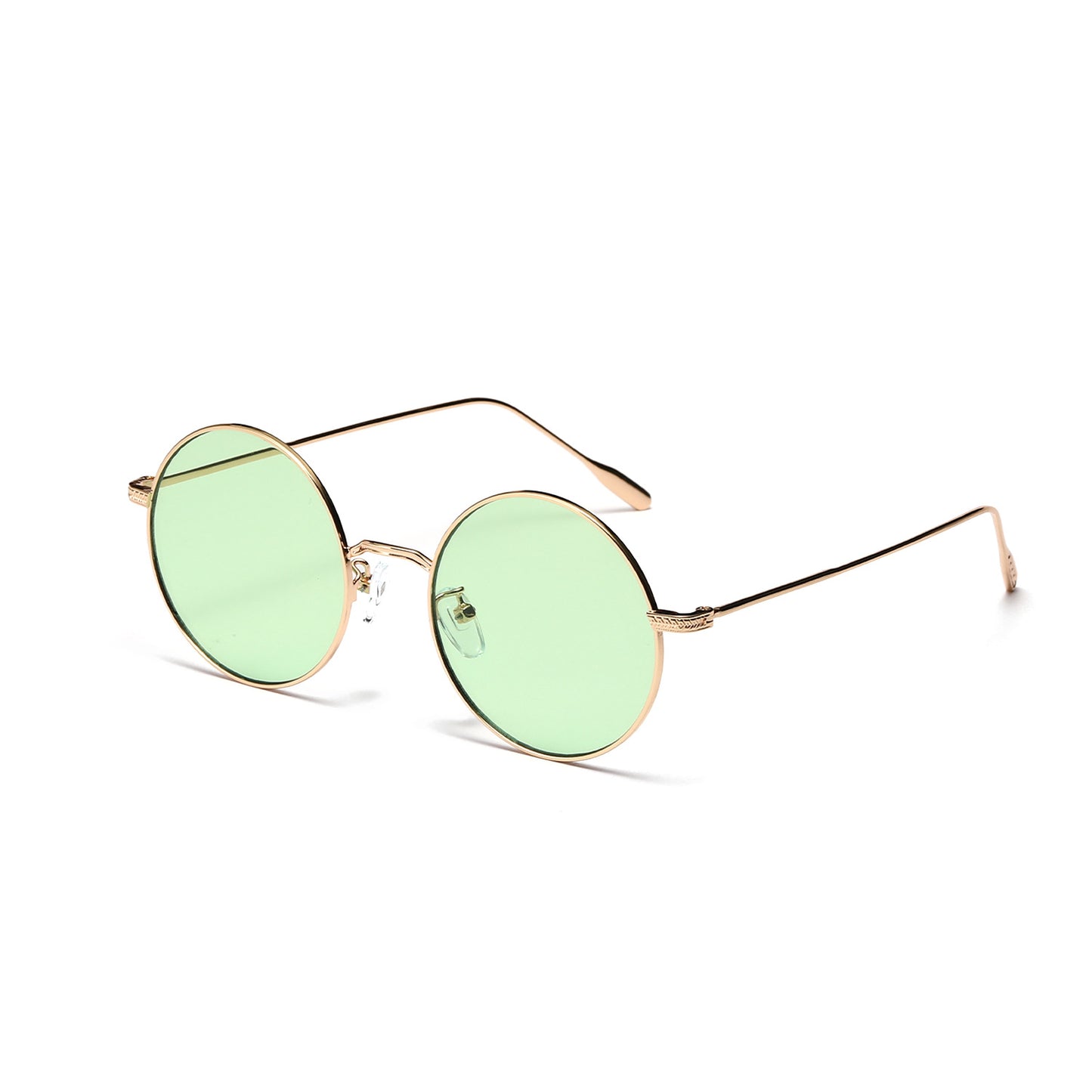 Damen runde modische Sonnenbrille mit glamourösem Rahmen Brehn
