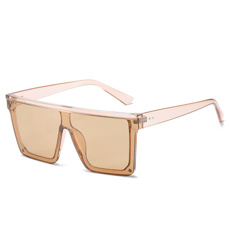 Damen modische visuelle Sonnenbrille mit breitem Rahmen Brehn
