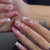 Elegante 3D Blumendekoration Press-On Nagelverlängerungen Brehn