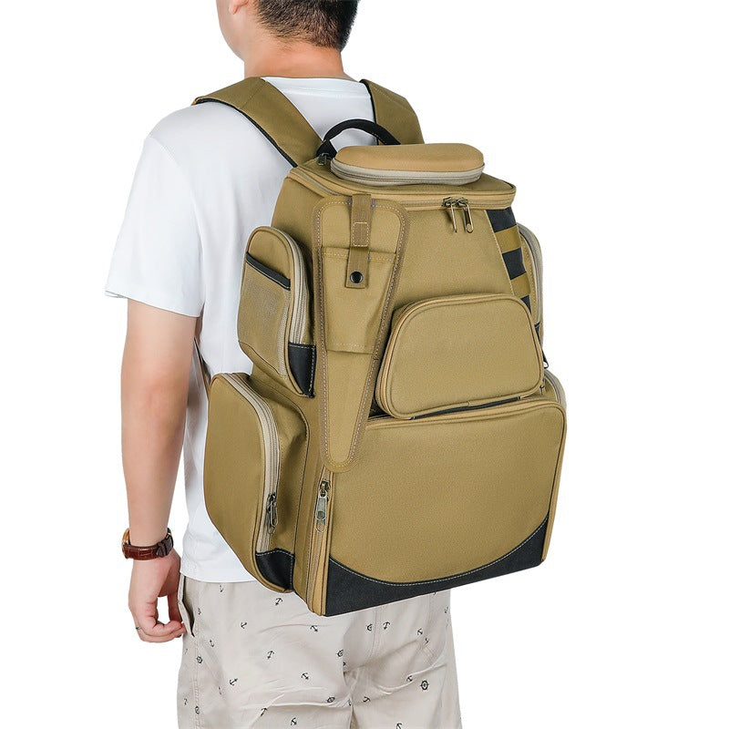 Multi-Fach Angeltasche Rucksack Brehn