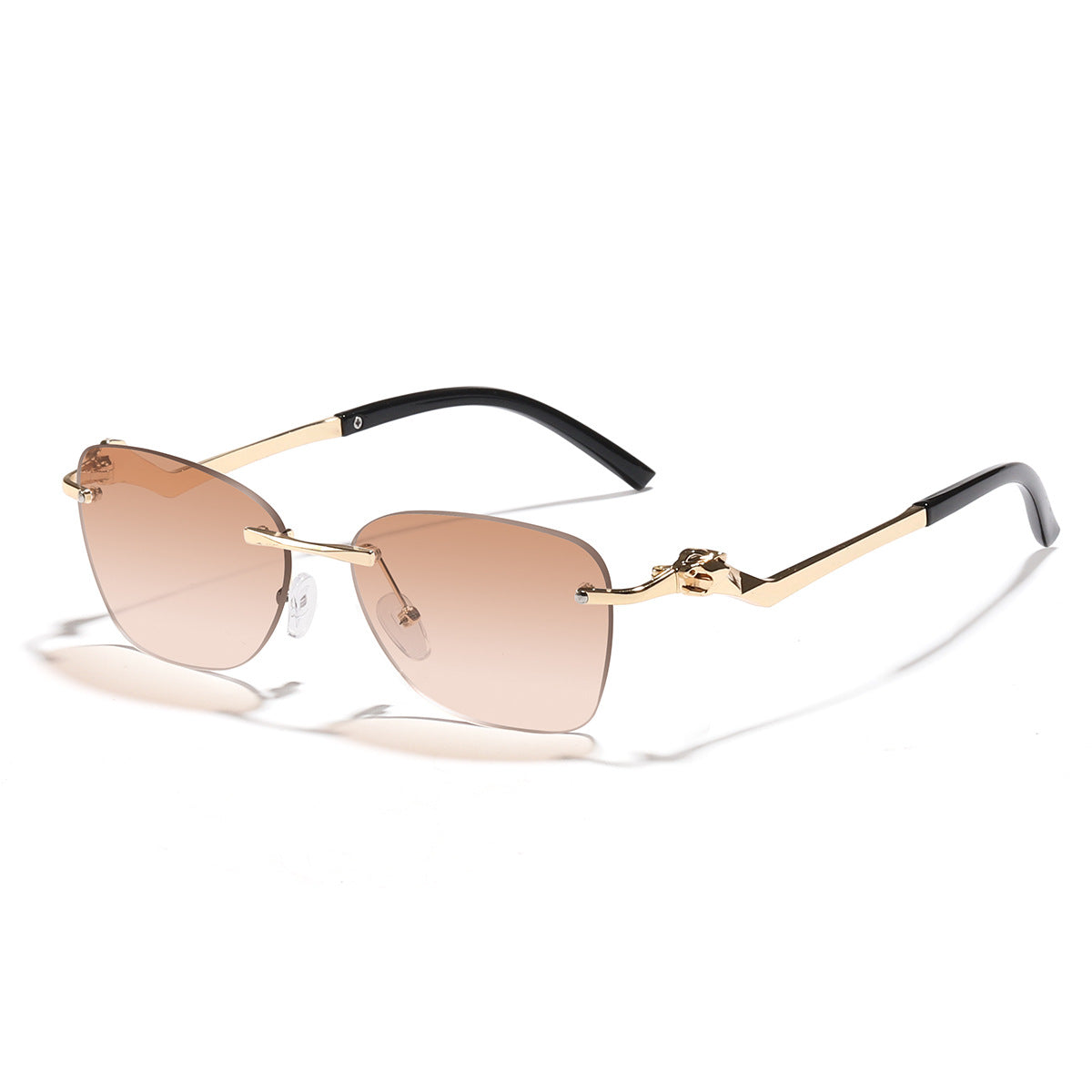 Damen modische Sonnenbrille mit stilvollen geometrischen Akzenten Brehn
