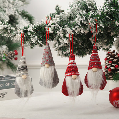 Niedliche Weihnachtsbaumdekoration im Gnom-Design Brehn