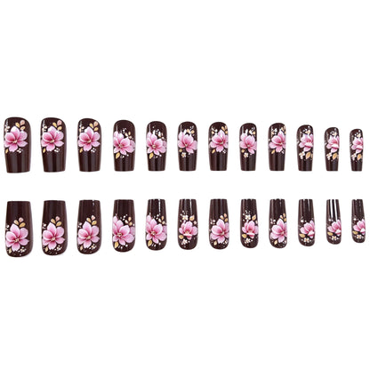 Florales Nagelkunstdesign Brehn
