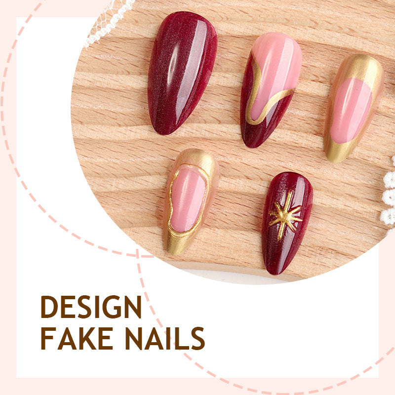 Kunstnageldesign Set mit luxuriösem Glamour Brehn