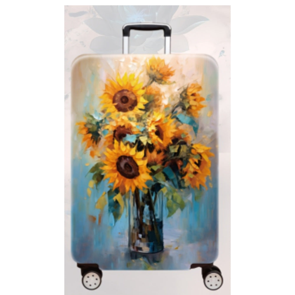Damen Hartschalenreisekoffer mit elegantem Lotusdesign Brehn