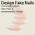 Elegante ovale Nagelkunst Brehn