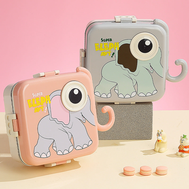 Illustrierten Elefanten-Themen Bento Lunchbox