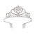 Damen Dekorative Kristall-Tiara Brehn