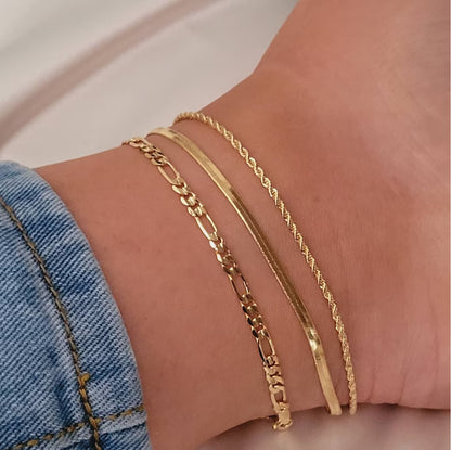 Elegante Doppelkettenfußkette Brehn