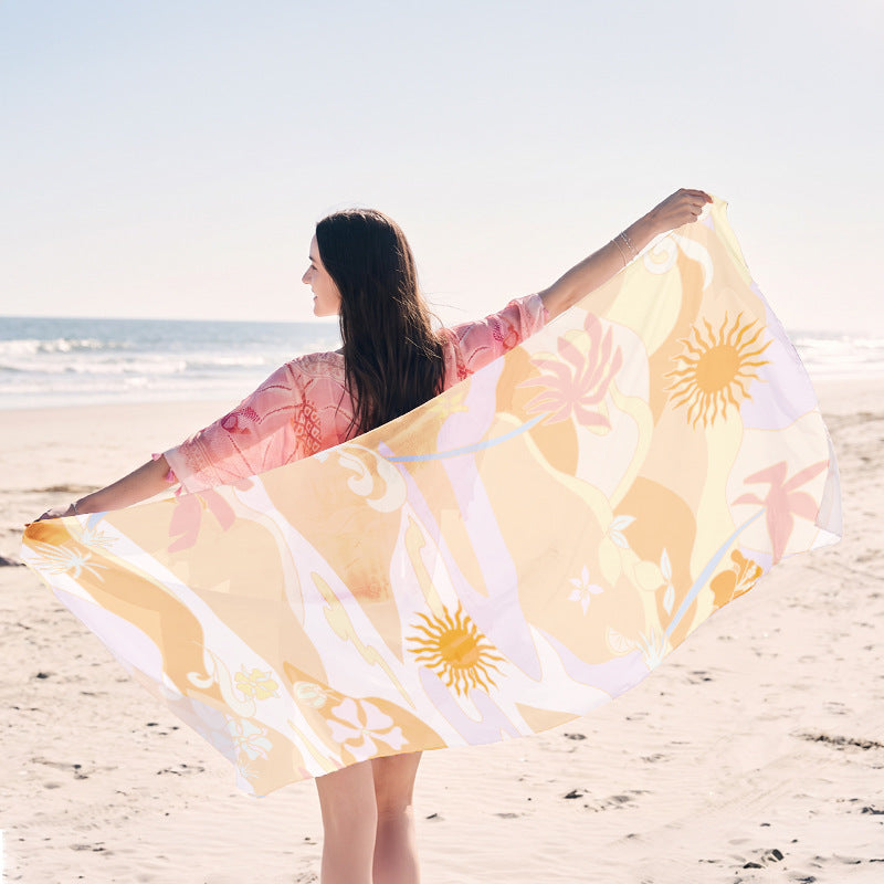 leichtes Strandtuch mit kreativem Quallen-Design Brehn