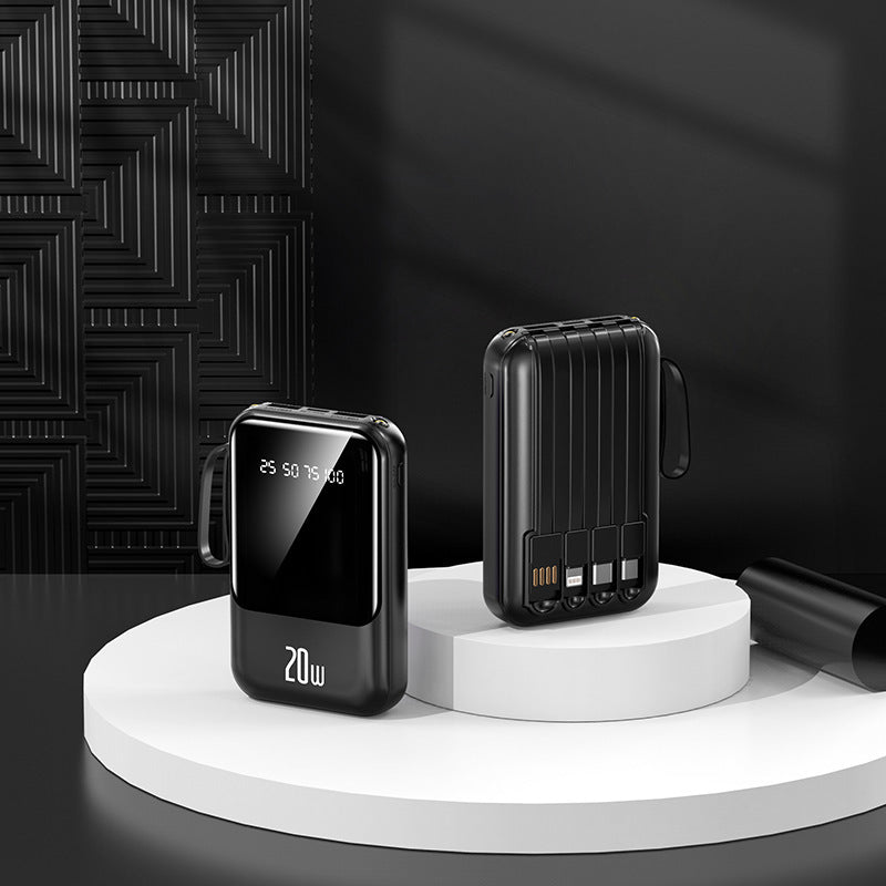 Tragbare Powerbank mit Hochmoderner Ladeanzeige und Schnellem Usb-C Anschluss Brehn
