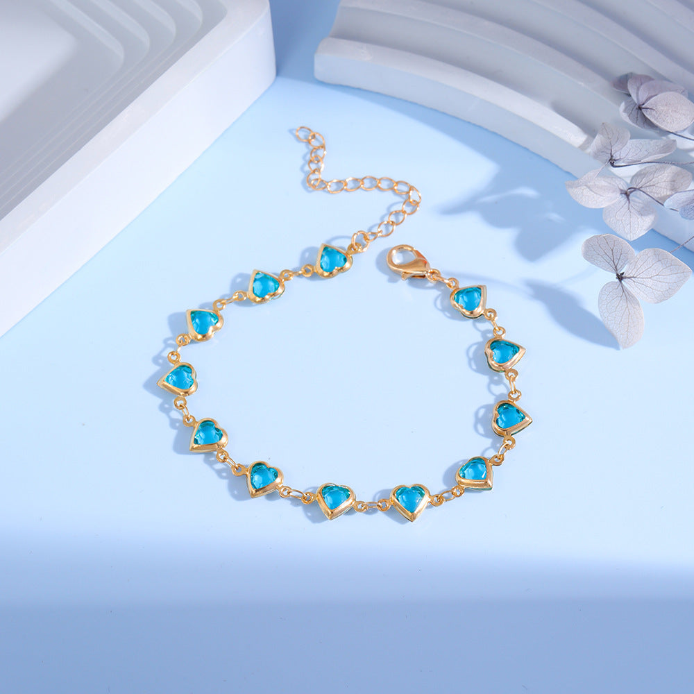 Herzförmiges Charm Armband Brehn