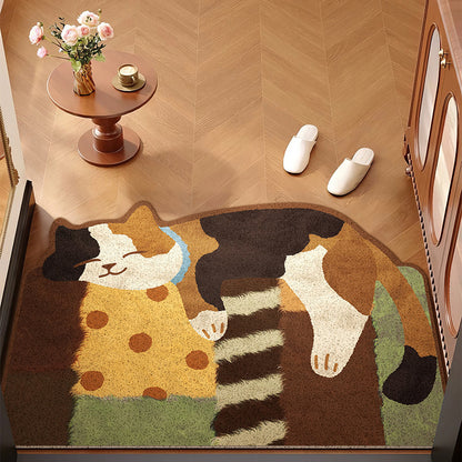 Verspielt Katzen-Motiv Teppich