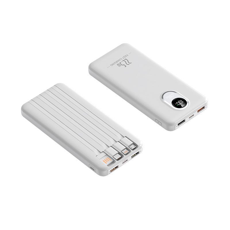 Leistungsstarke Powerbank mit Multifunktionalem Ladeanschluss und Intelligenter Led-Anzeige Brehn