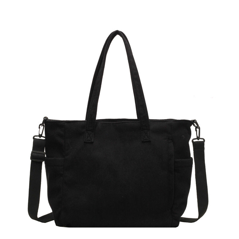 Texturiertes Multi-Taschen Reise Tote Brehn