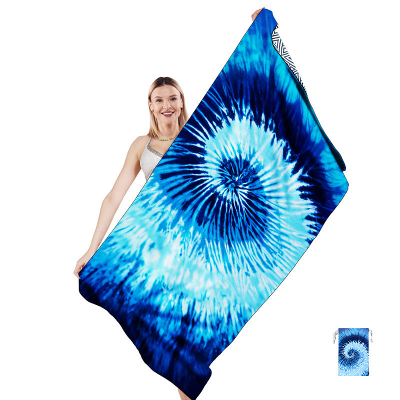Strandtuch mit artistischem Mandala-Design Brehn
