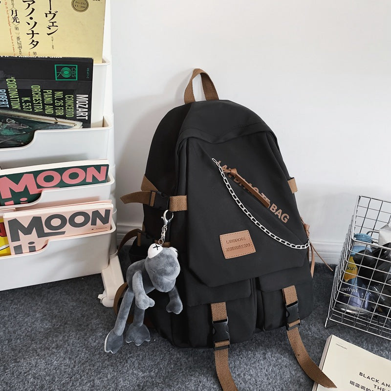 Lässiger Mehrfach-Fach Schulrucksack Brehn