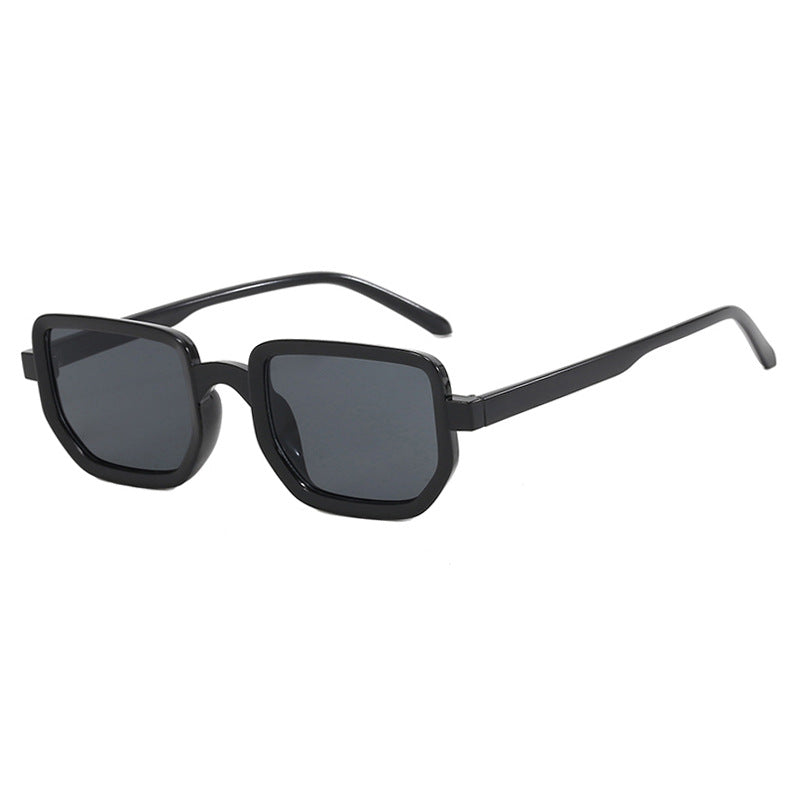 Damen geometrische Sonnenbrille mit modischem Rahmen und schützenden Gläsern Brehn
