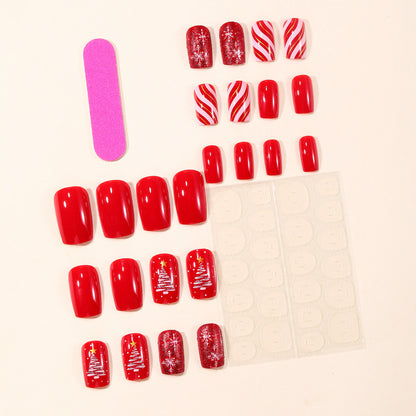 Festliches Winter-Themen Nagelkunstset Brehn