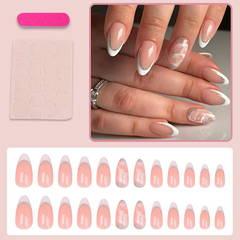 Kunstnägel mit elegantem Glitzer-Design Brehn