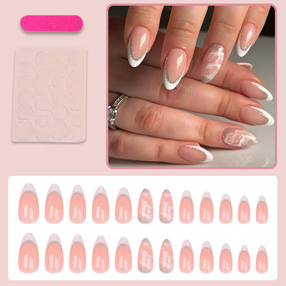 Kunstnägel mit elegantem Glitzer-Design Brehn