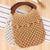 Handtasche Aus Handgefertigtem Makramee Brehn