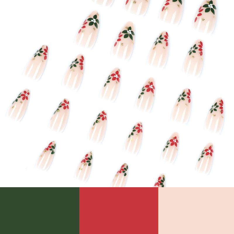 Kunstvolle Nagelkunst mit Blumenakzenten Brehn