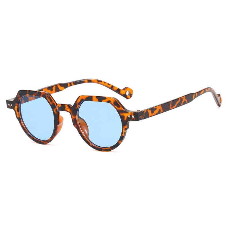 Damen geometrische Sonnenbrille mit schützendem UV-Filter und robustem Rahmen Brehn