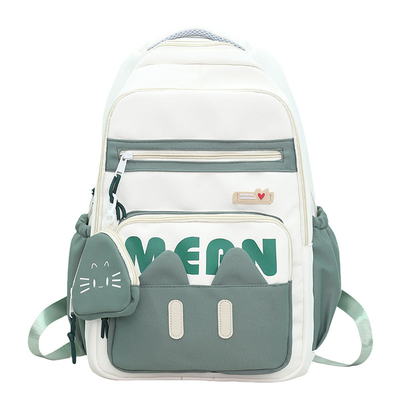 Süßer katzeninspirierter Schulrucksack Brehn