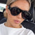 Damen ausgefallene Sonnenbrille im Retro-Stil Brehn