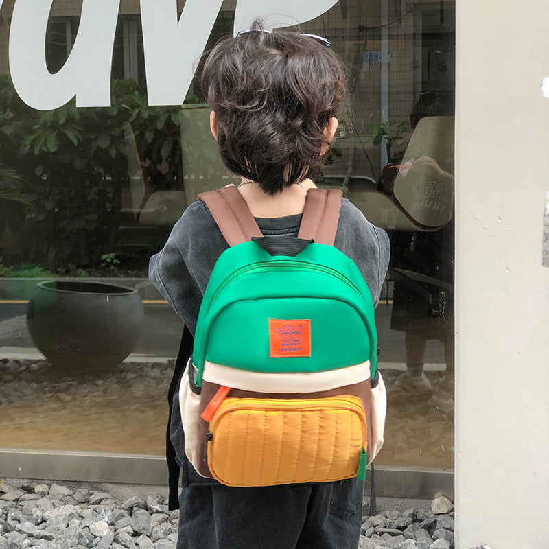 Farbe-Block Lässiger Rucksack Brehn
