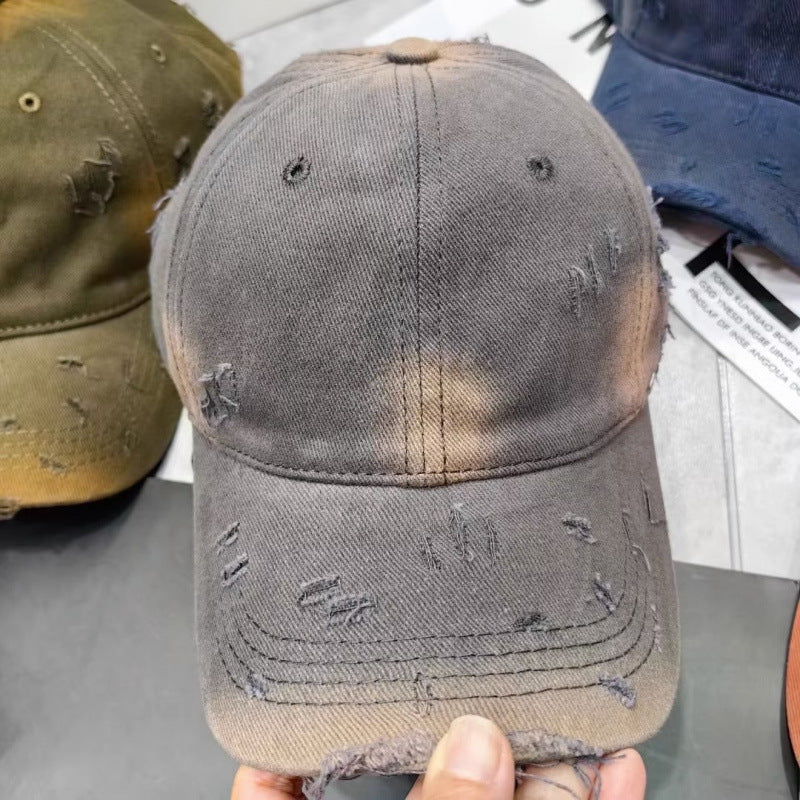 Herren beschädigte Jeans Baseballkappe Brehn