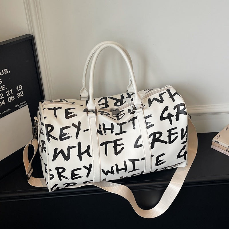 Stylischer Grafikdruck Duffelbag Brehn