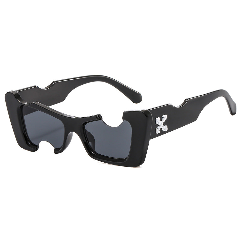 Damen futuristische Designer-Sonnenbrille Brehn