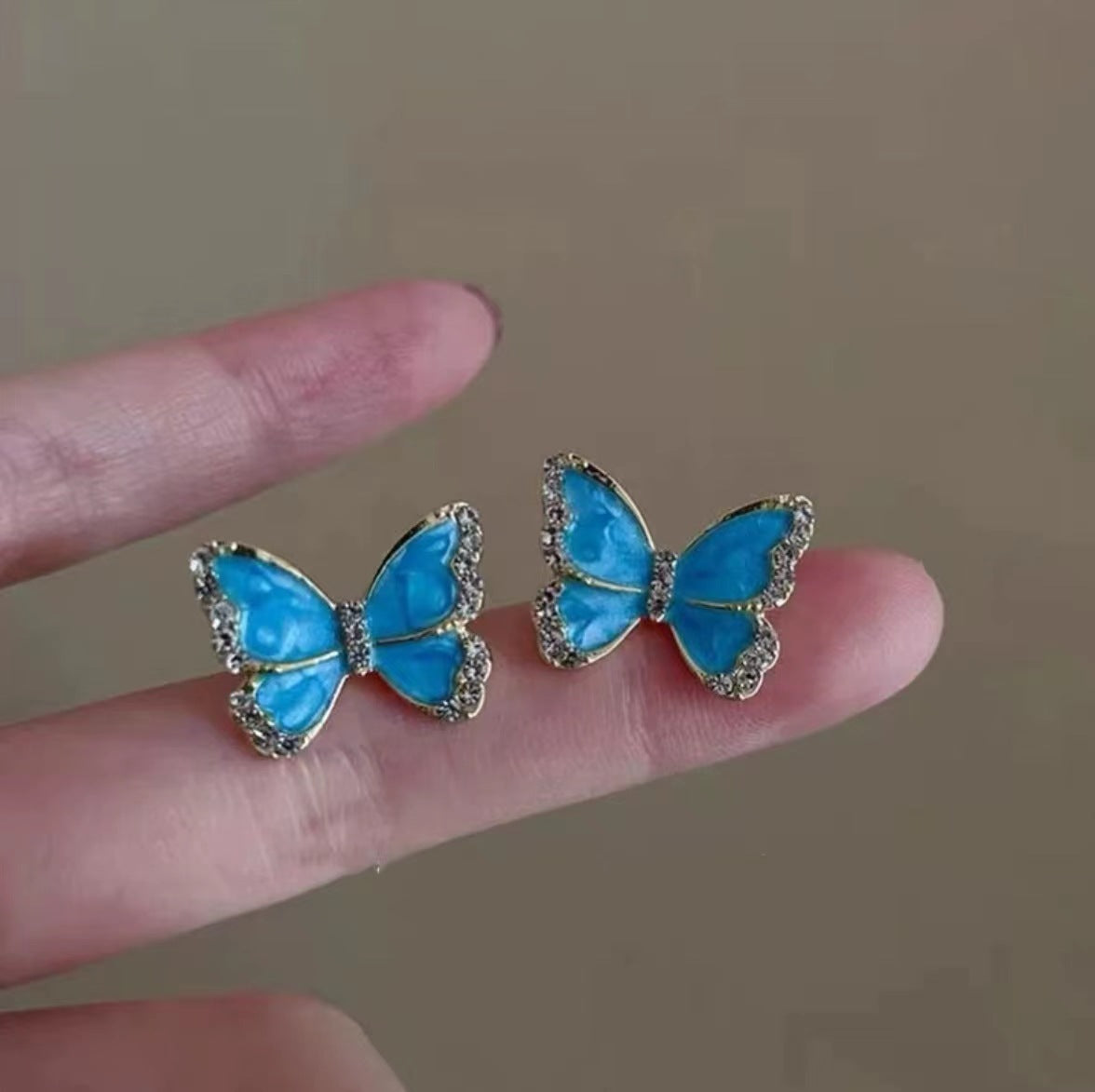 Elegante Schmetterlings-Ohrringe Brehn