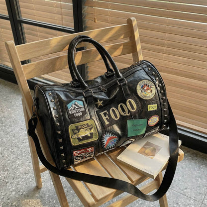 Stilvolle Patchwork Reisetasche Brehn