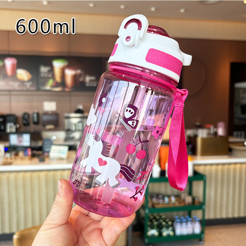 Damen Kindgerechte Trinkflasche mit Dinosaurier-Motiv Brehn