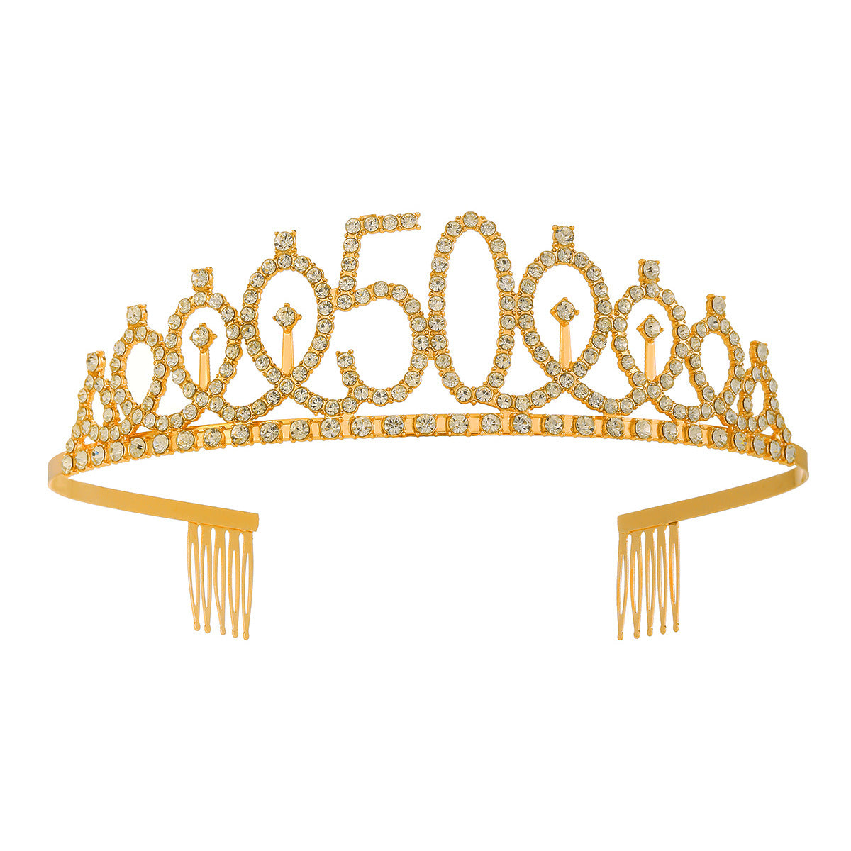 Damen Kristallverzierte Tiara mit elegantem Design Brehn