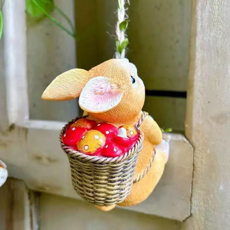 Niedliche hängende Hasenfigur Brehn