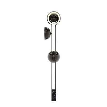 Moderne Stehlampe mit Marmorbasis