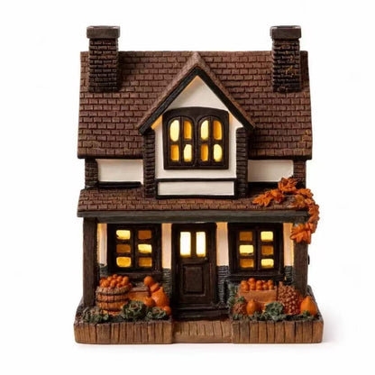 Dekorative herbstliche Hausfigur Brehn